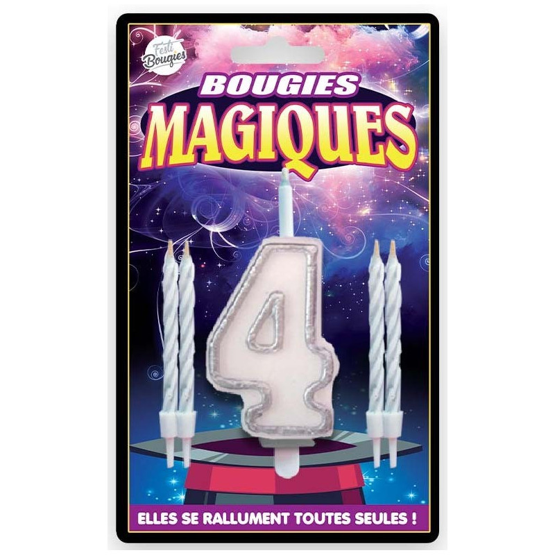 Bougie magique 4.3 cm (les 10)