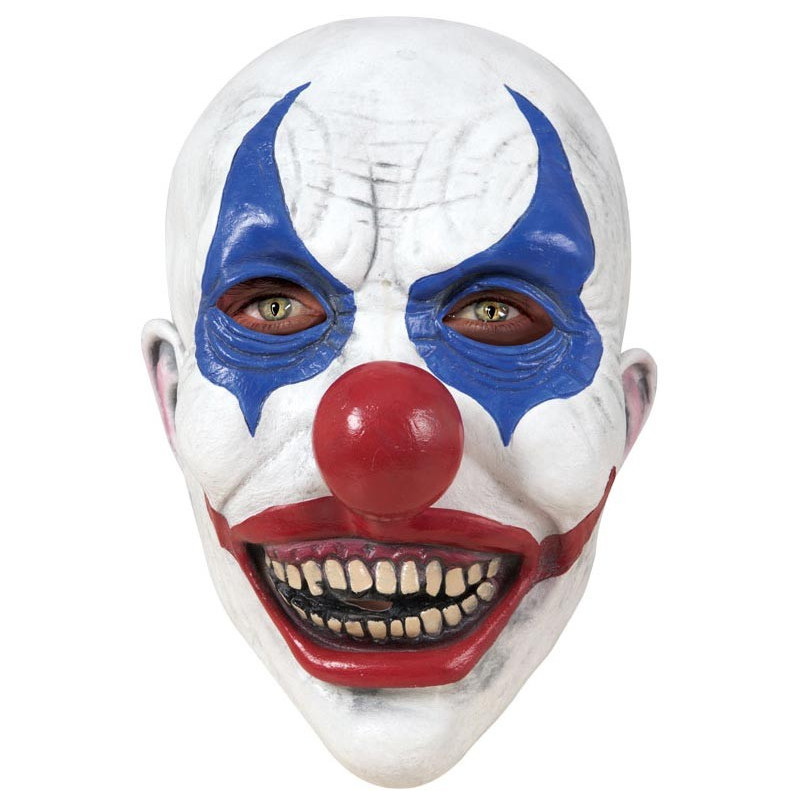 Masque Clown Bouche Cousue en Latex - accessoires