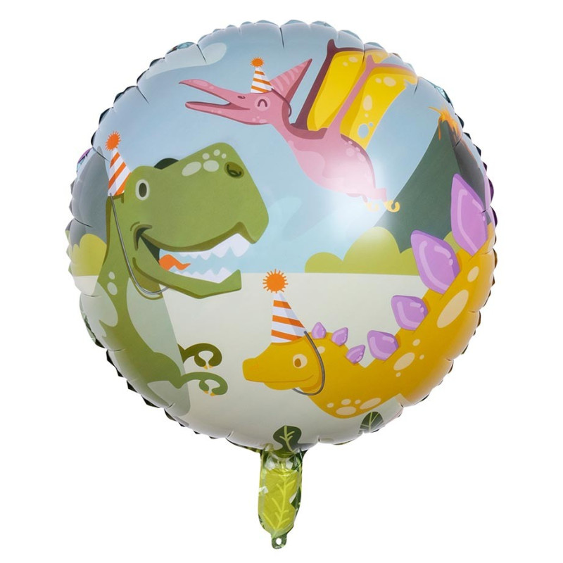 Ballon géant en forme de dinosaure 4D - Ballon aluminium Air Hélium