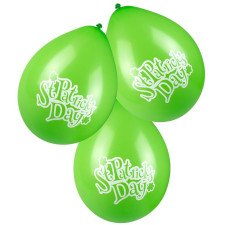 12 Ballons Vert d'eau Pastel en latex 25x32 cm