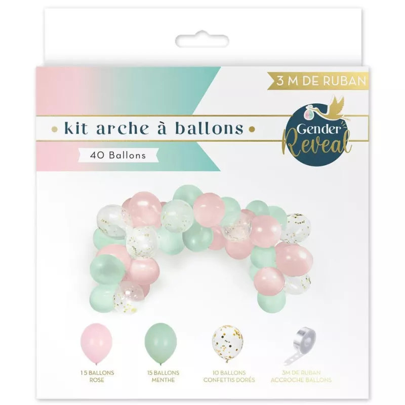 Kit Arche de Ballons Gender Reveal