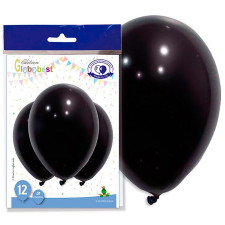 Ballon noir - ballon de baudruche et aluminium