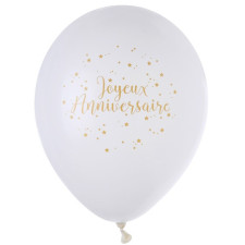 Ballon Joyeux Anniversaire Princesse (rempli d'hélium) –