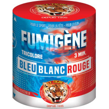 Fumigène bleu blanc rouge France en pot