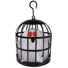 Automate Halloween petit fantôme en cage