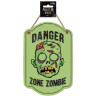 Plaque de porte zombie Halloween