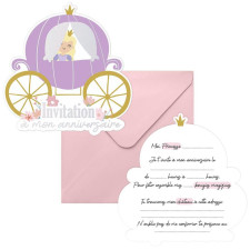 Carte anniversaire princesse