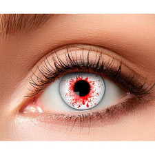 Lentilles Halloween yeux sanglants