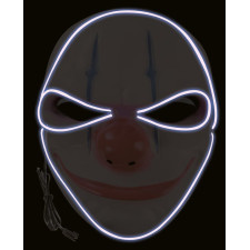 Masque Halloween lumineux de clown