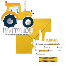 Invitation anniversaire chantier