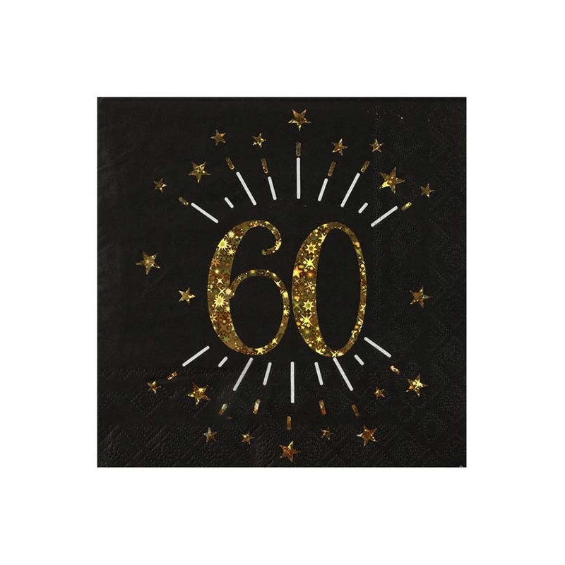 Banderole Joyeux Anniversaire 60 ans decoration de salle