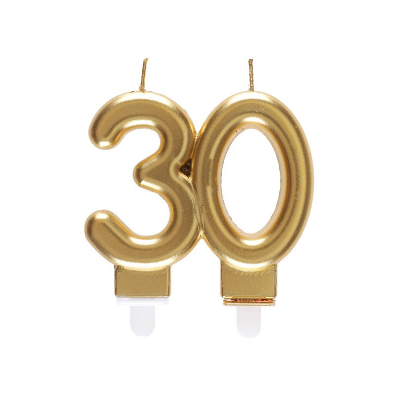 Bougie 30 Ans Or Anniversaire